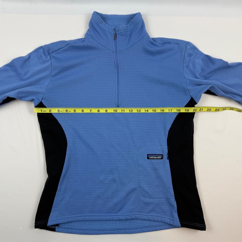 Patagonia R1 Regulator Polartec Fleece Half Zip Pullover Blue Womens Medium - Picture 11 of 13